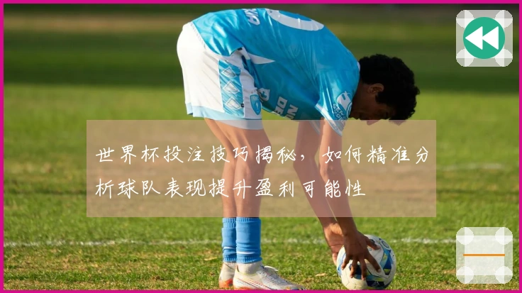 世界杯投注技巧揭秘，如何精准分析球队表现提升盈利可能性